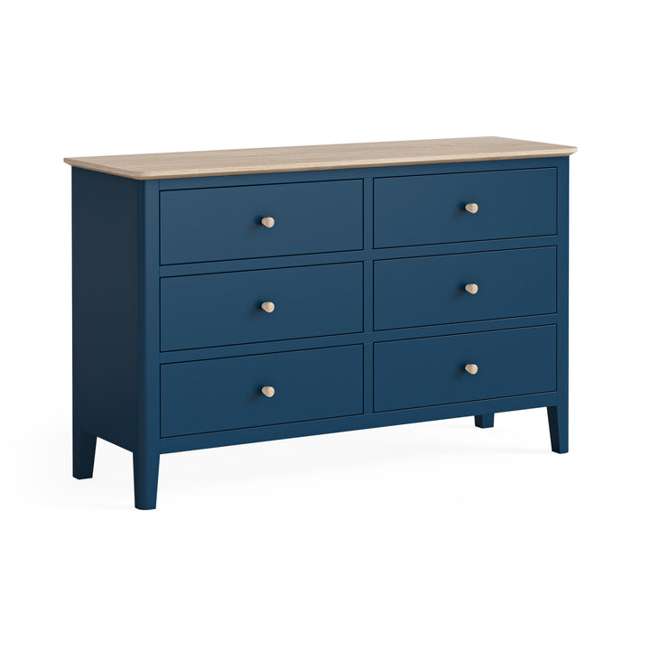 Devon 6 Drawer Chest - Navy