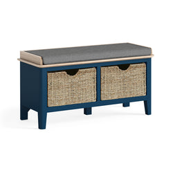 Devon Storage Bench - Navy