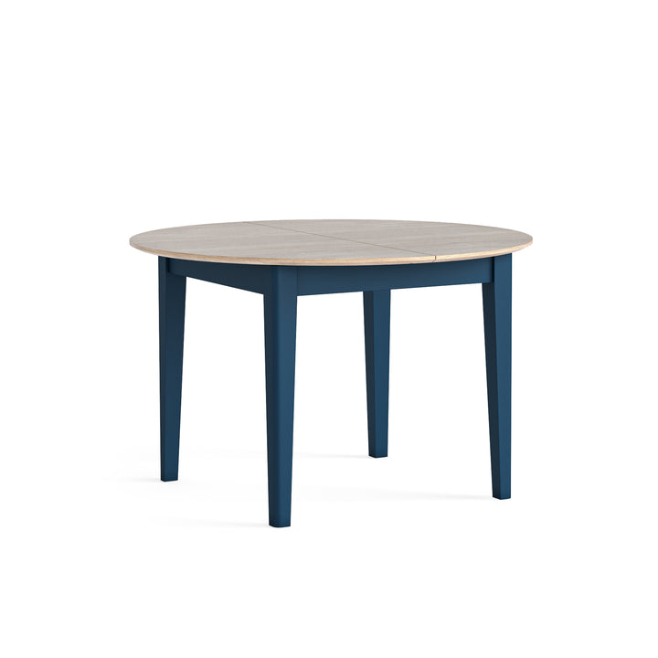 Devon Round Extending Dining Table - Navy