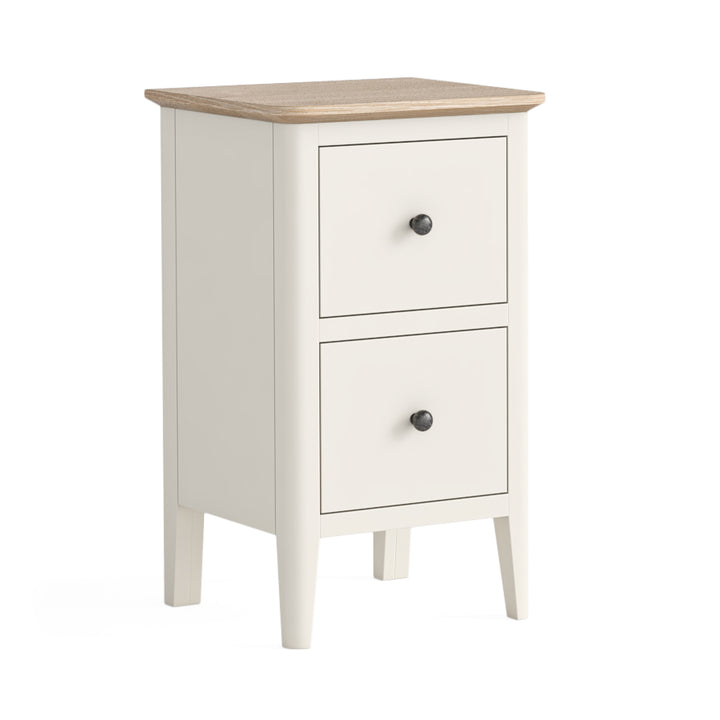 Devon Narrow Bedside - Coconut White