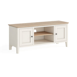 Devon Large TV Unit - Coconut White