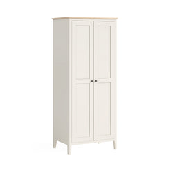 Devon Full Hanging Wardrobe - Coconut White