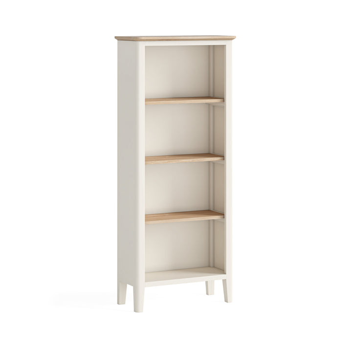 Devon Slim Bookcase - Coconut White