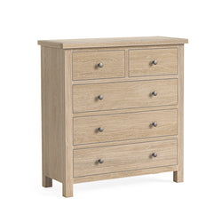 Modern Country 2 Over 3 Chest - Oak