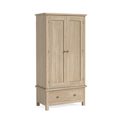 Modern Country Gents Wardrobe - Oak