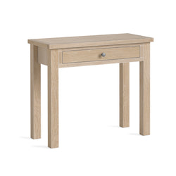 Modern Country Single Drawer Desk - Oak