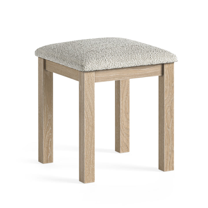 Modern Country Stool - Oak