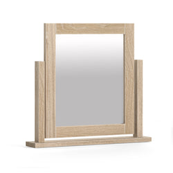 Modern Country Vanity Mirror - Oak