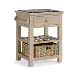 Modern Country Kitchen Island - Oak