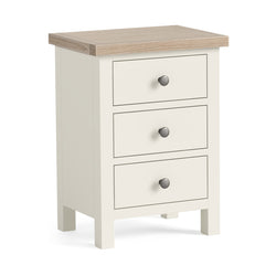 Modern Country Bedside - Coconut White