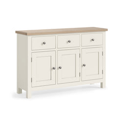 Modern Country Large Sideboard - Coconut White