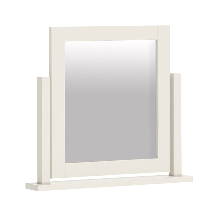 Modern Country Vanity Mirror - Coconut White