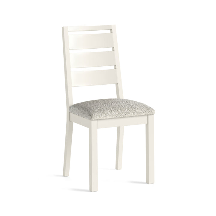 Modern Country Dining Chair (Bouncle White) - Coconut White