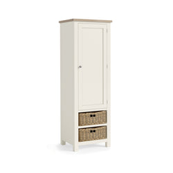 Modern Country Larder Unit - Coconut White