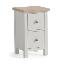 Modern Country Narrow Bedside - Stone Grey