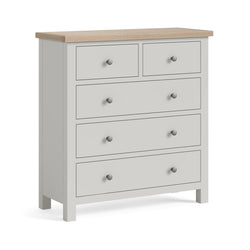 Modern Country 2 Over 3 Chest - Stone Grey