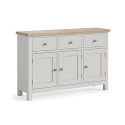 Modern Country Large Sideboard - Stone Grey