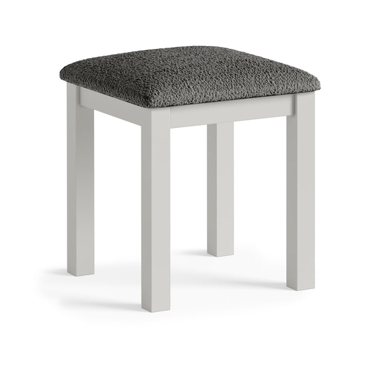 Modern Country Stool - Stone Grey