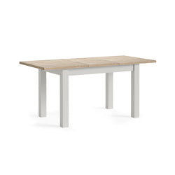 Modern Country Extending Dining Table - Stone Grey