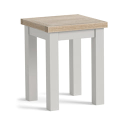 Modern Country Lamp Table - Stone Grey