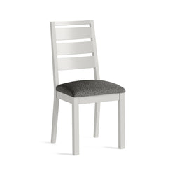 Modern Country Dining Chair (Bouncle Grey) - Stone Grey