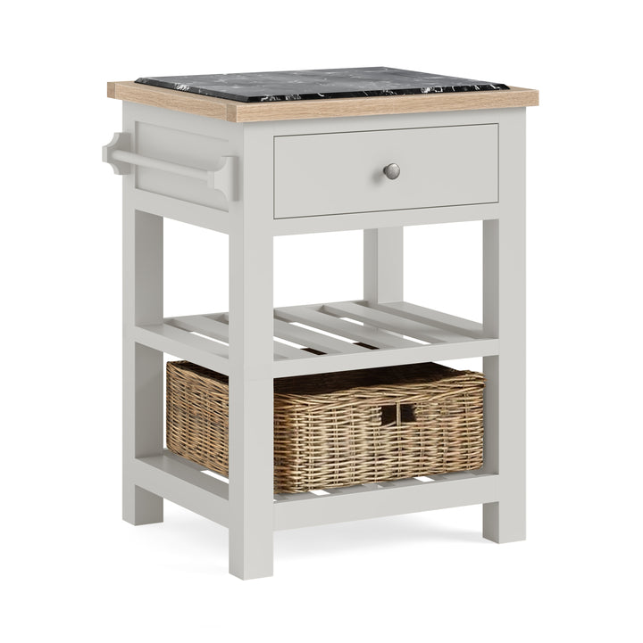 Modern Country Kitchen Island - Stone Grey