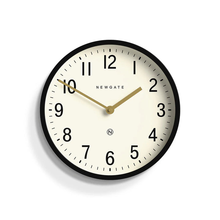 Newgate Master Edwards Wall Clock In Black