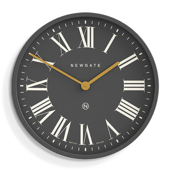 Newgate Mr Butler Wall Clock In Grey