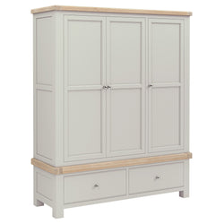 Salcombe Triple Wardrobe - Grey