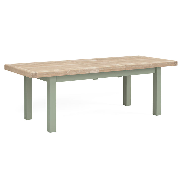 Salcombe Large Extending Dining Table - Sage