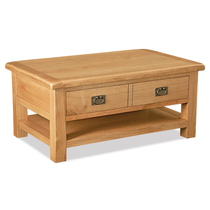 Salisbury Coffee Table With Drawer And Shelf